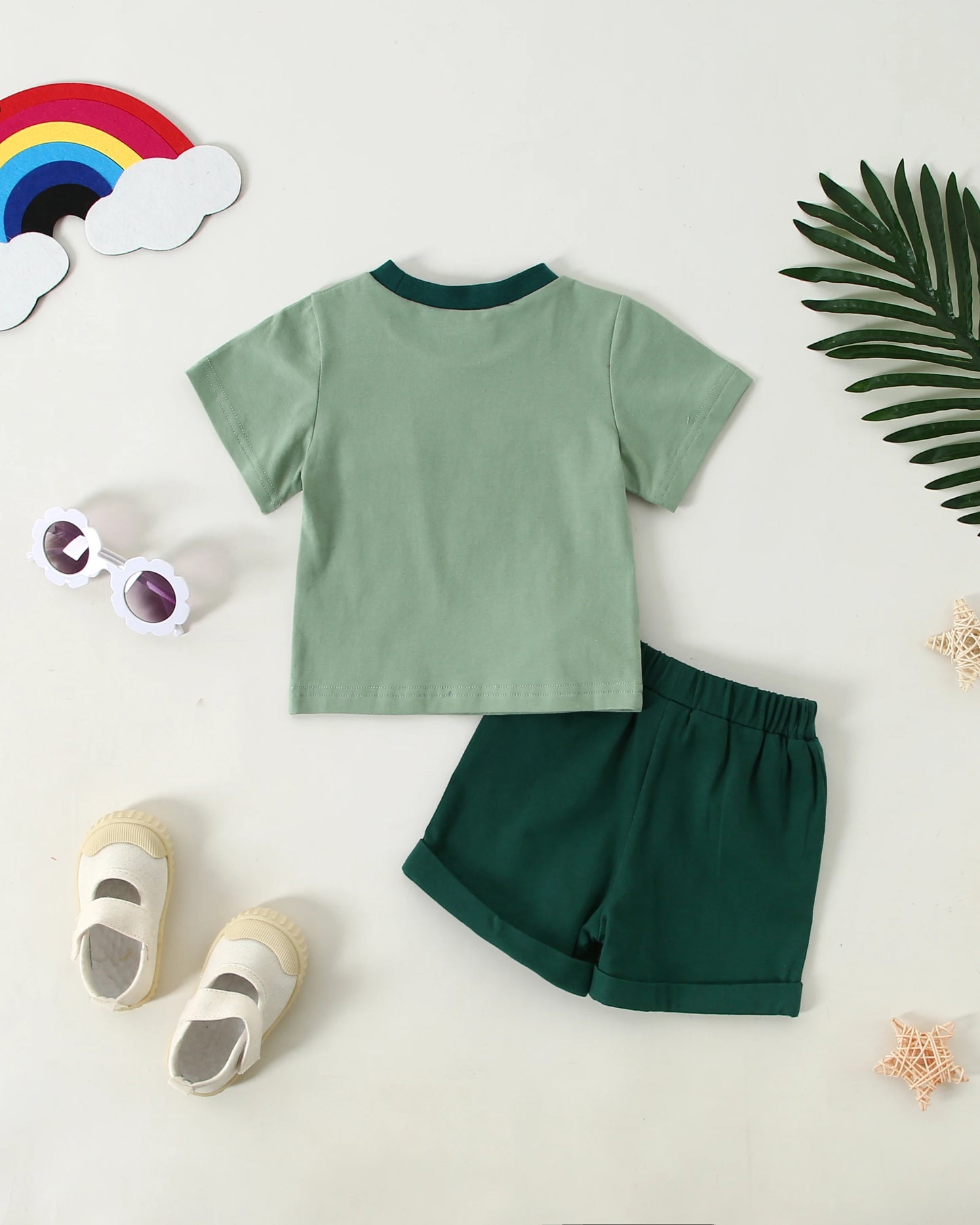 Infant Baby Boy Clothes Summer Outfits Short Sleeve T-shirt +Shorts Toddler Clothes for Boy 6M-3T