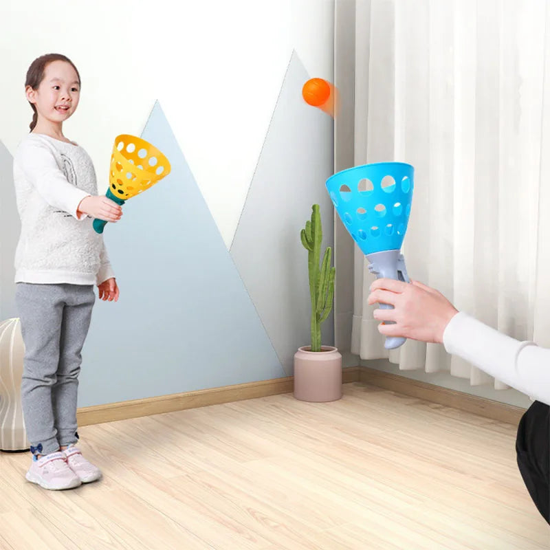 Launch and Catching Ball Game Lawn Games Party Favors Summer Sport Toys Outdoor Indoor Game Activities for Adults Boys Girls