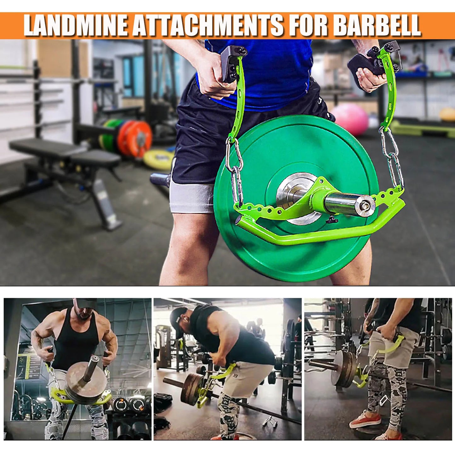 Adjustable Lat Pull down Bar, Cable Machine Attachments for Gym, Home Gym Fitness T-bar Row Pulldown Attachments, Wide Grip