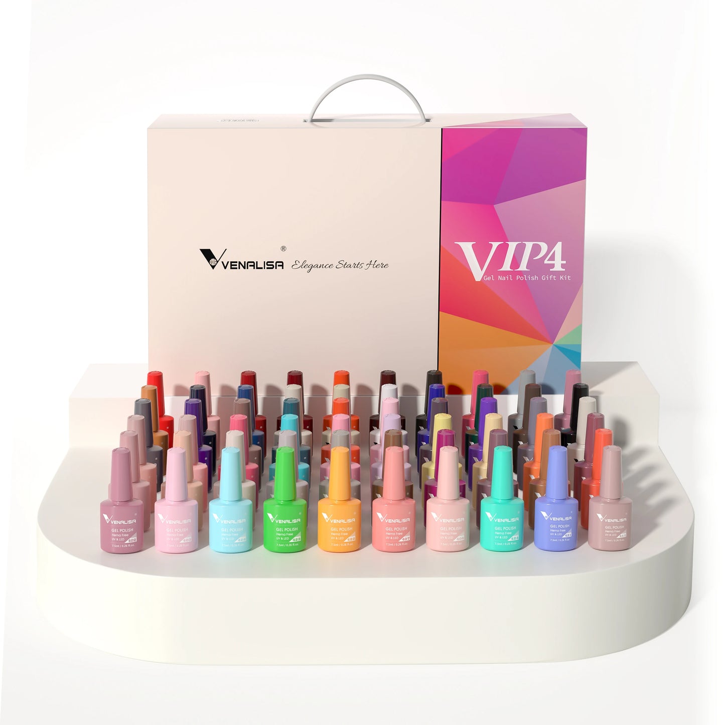 Venalisa Color Gel Nail Polish VIP Kit Full Cover Enamel For Nail Manicure Glitter Sparkle UV Gel Soak Off Nail Gel Polish 7.5ml