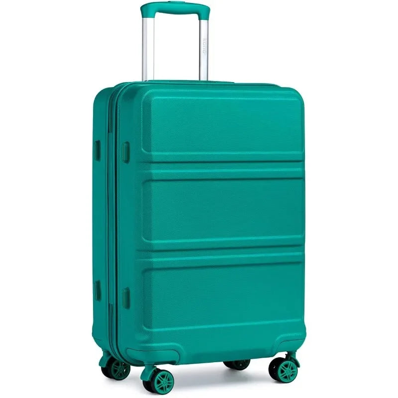 20'' Carry on Luggage Lightweight with Spinner Wheel TSA Lock Hardside Luggage Airline Approved Carry on Suitcase Turquoise