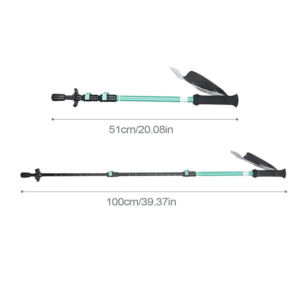 Kids Trekking Poles For Hiking Telescopic Child Trekking Poles EVA Grips Adjustable Aluminum Alloy Hiking Sticks For Boys Girls