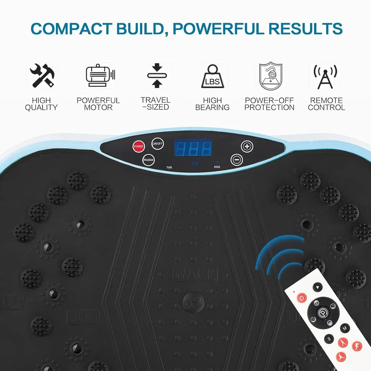 Vibration Plate for Weight Loss & Toning Home Workout Vibration Platform for Full Body Fitness Cellulite Reduction Fast Recovery