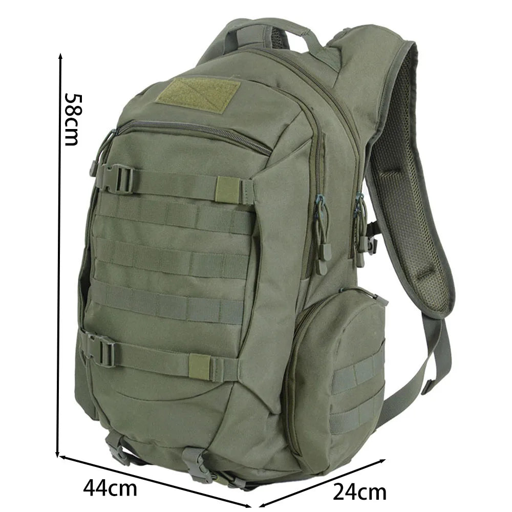 Outdoor new camping hiking backpack 45L large capacity shoulder men tactical camouflage backpack