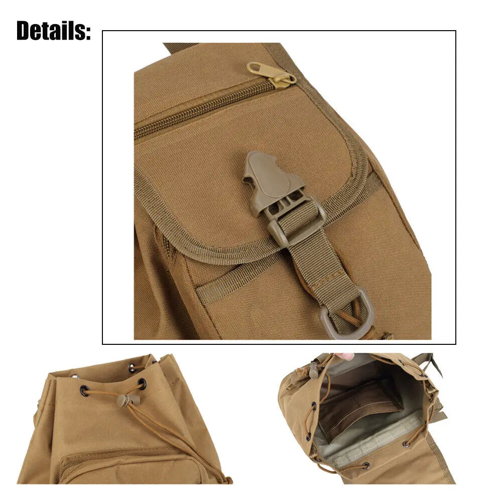 Tactical Kid's Backpack Military Sling Shoulder Bag School Bags for Boys Girls