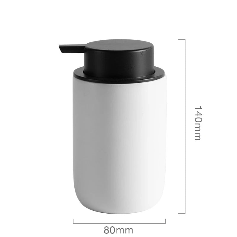 Soap Dispenser Liquid Soap Dispensers Bathroom Items Ceramic Bathroom Accessories Dispener Gel Dish Dishes Shampoo Pump Hardware