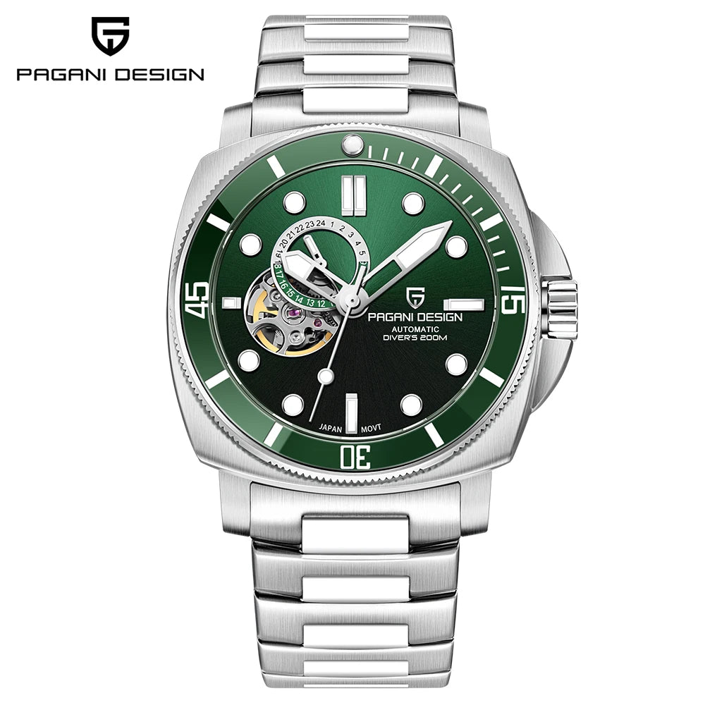 2024 New PAGANI DESIGN Men Mechanical Wristwatches Luxury Mens Watches Automatic Watch For Men Sapphire Mirror Waterproof Sports