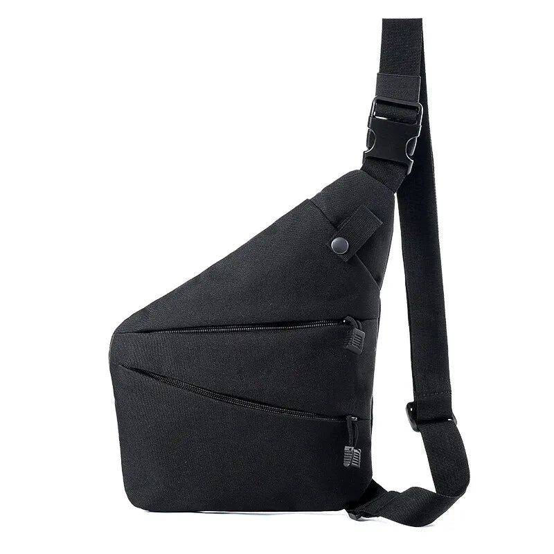Holster Men's Left Right Nylon Shoulder Bag Anti-theft Bag Chest Bag Hunting Multifunctional Concealed Tactical Storage Gun Bag