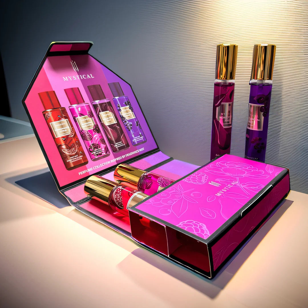 MYSTICAL Women's perfume gift box, fruity fragrance fresh, unisex, travel, Mother's Day, Valentine's Day, birthday gift