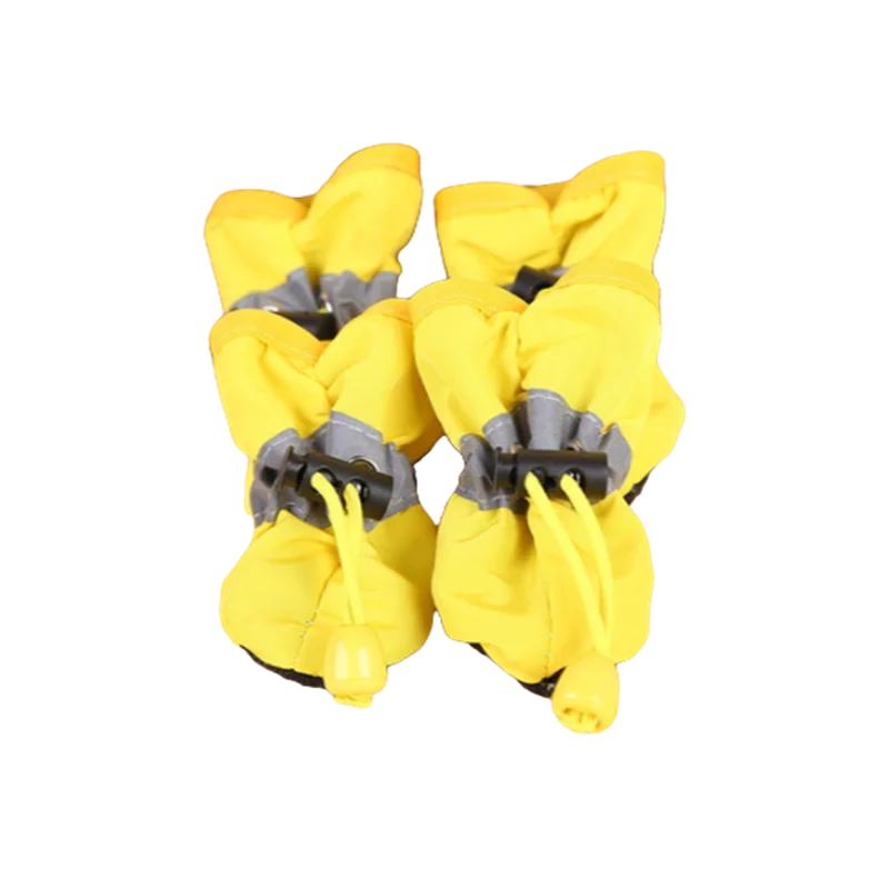 4 PCS set Of Waterproof Pet Dog Shoes, Anti Slip Soft Soled Rain Boots, Kitten Dog Shoes, Puppy Pet Boots, Pet Paw Accessorie