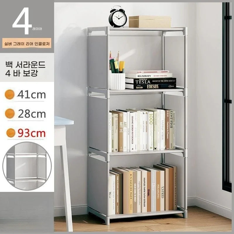 Simple Bookshelf Multi-Layer Bookcase Square Storage Shelf Easy Assembly Bookcase Living Room And Study Bedroom Storage Shelf 