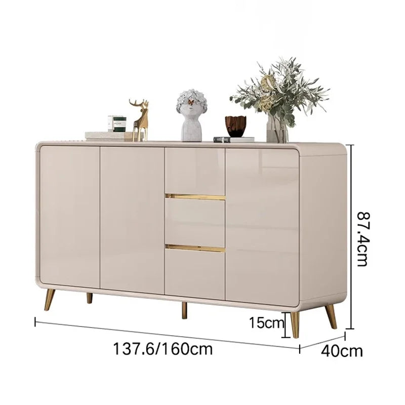 Luxury Storage Cabinet File Organizer White Living Room Cabinets Dresser For Bedroom Aesthetic Dressoir Kast Dresser Cabinet