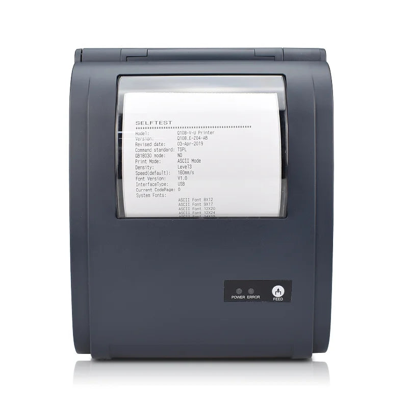 Multifunctional Thermal Printer with USB, LAN and Bluetooth Connectivity Compatible with CPCL/ESC/POS, and Featuring Low Latency