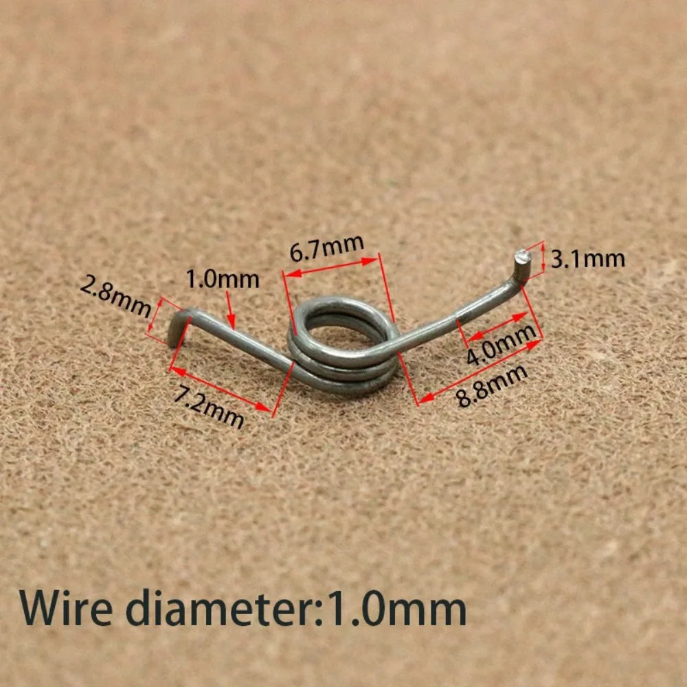 10pcs Precise Fishing Reel Spring Stainless Steel Spinning Wheel Repair Parts for For Daiwa 1000-2000/ 2500-6000