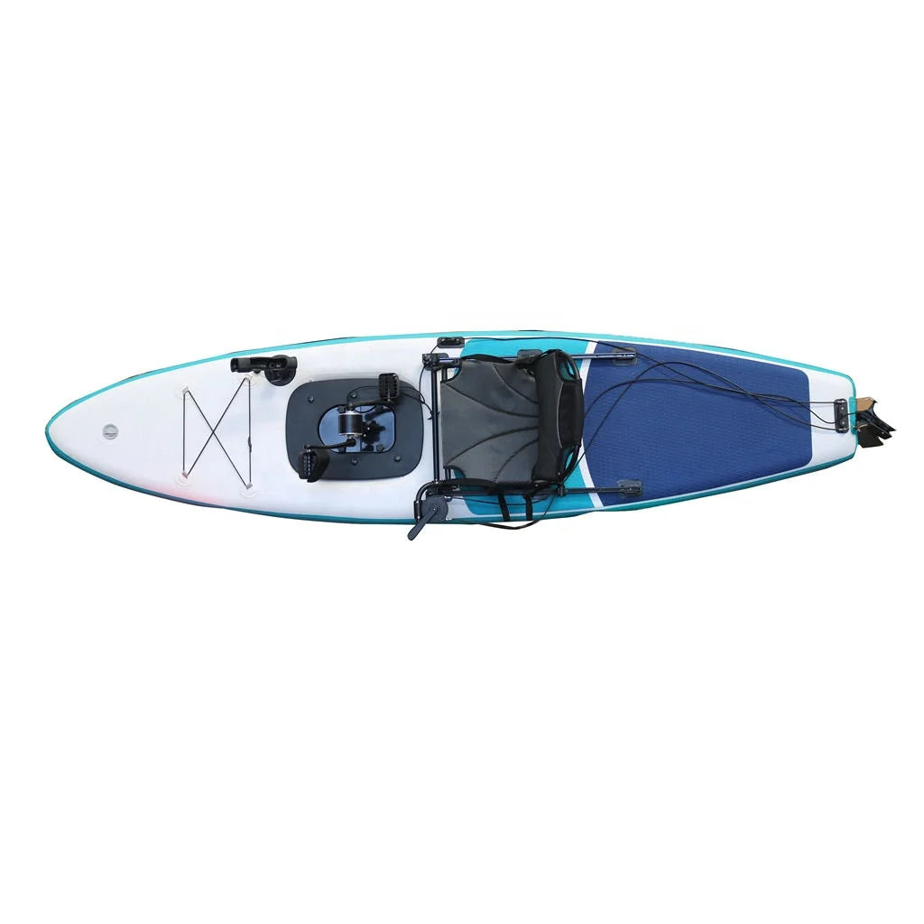 Vicking Inflatable Pedal Kayak Professional Board Kayak Drive System Hot Sale Sport Fishing Boat Canoe for Rowing