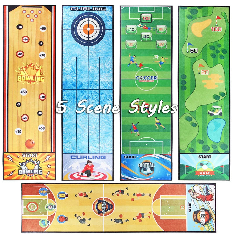 Children Interactive Social Board Games Curling Soccer Bowling Table Games Mat Family Friend Party Fun Indoor Sport Toys for Kid