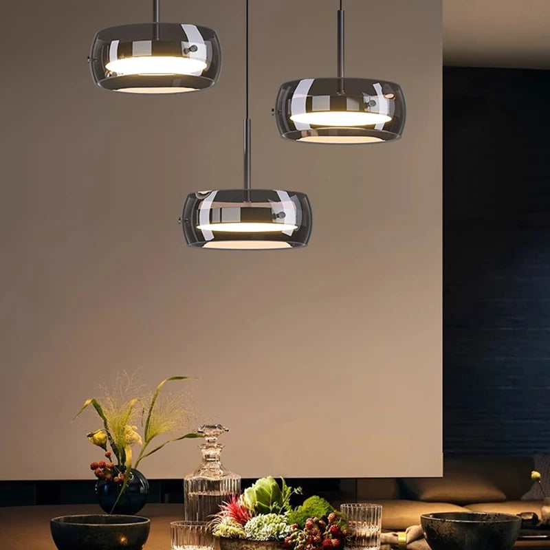 Modern home decor ring led lights pendant light lamps for living room Chandeliers for dining room hanging light indoor lighting