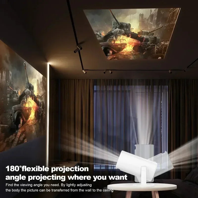 P30 Projector | Android 11 | 4K Ultra HD | 1080P Native | 5G WiFi | BT 5.0 | Portable Outdoor Cinema
