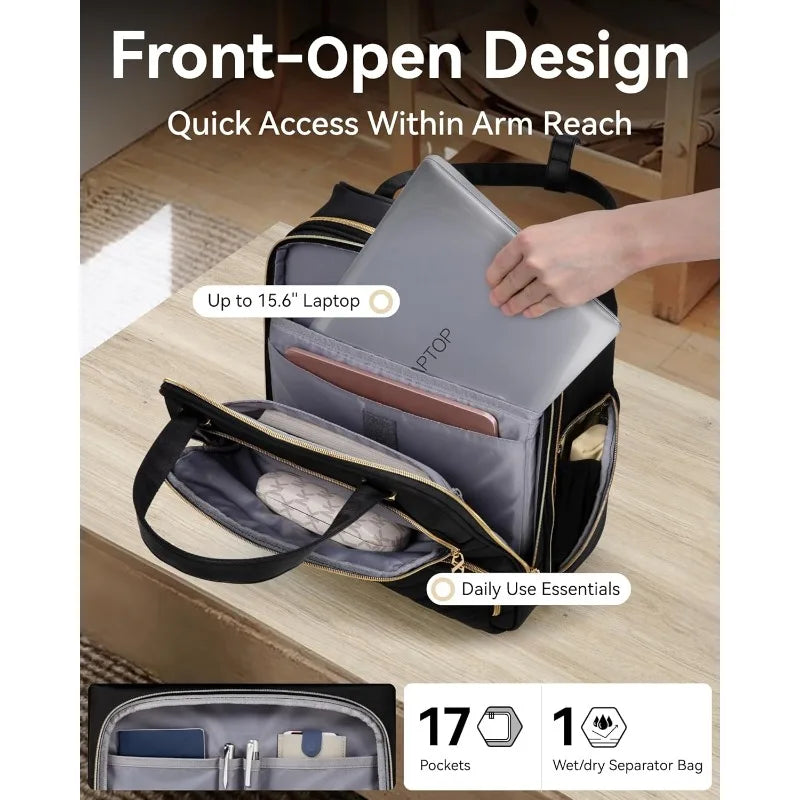 Underseat Carry On Luggage with Wheels, Stylish Lightweight Under Seat Luggage, Soft Sided Personal Item Suitcase for Short Trip