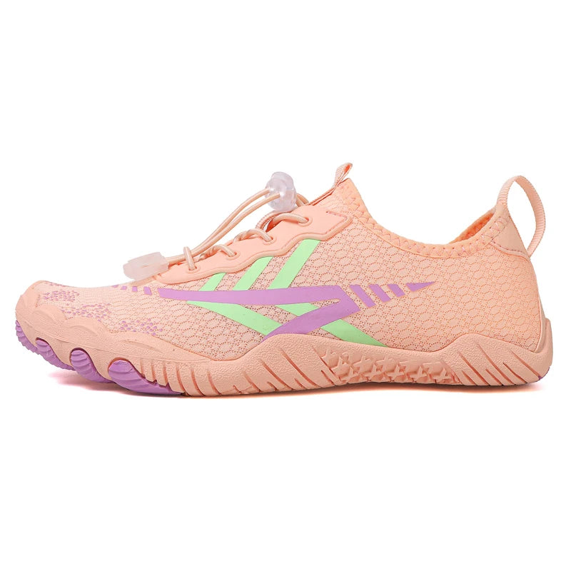 Quick-drying Indoor Fitness Outdoor Women's Water Shoes Swimming Barefoot Five Fingers Aqua Shoes Beach Seaside Light Sneakers