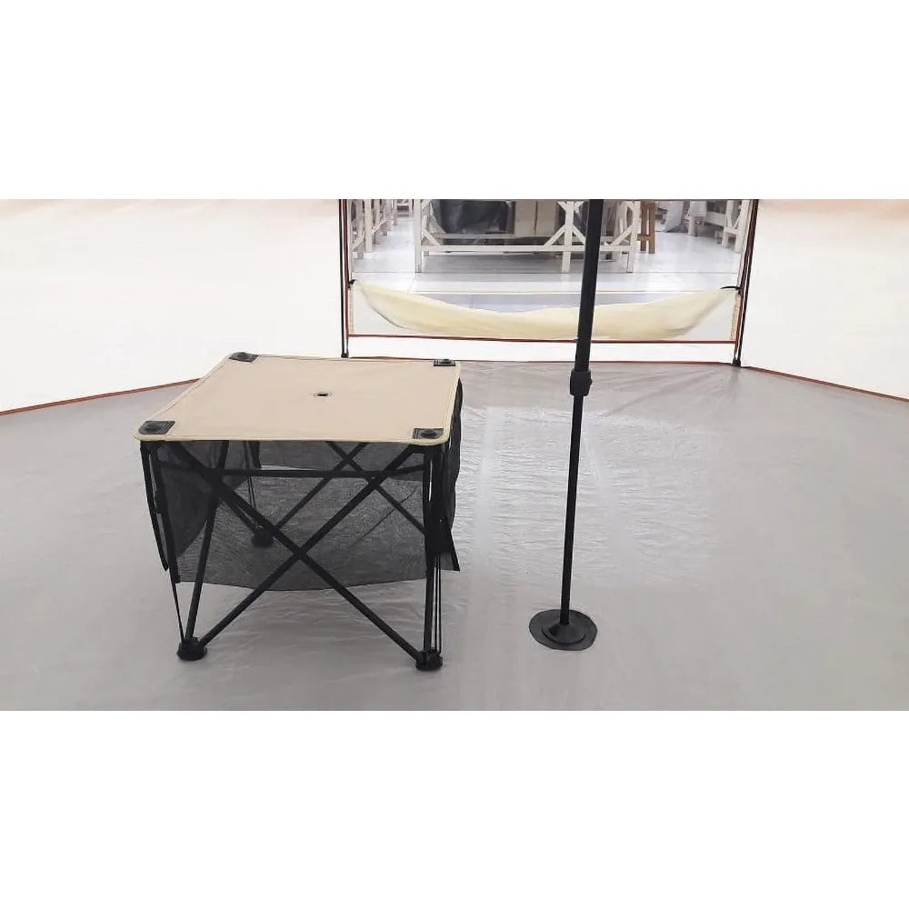 8-Person Yurt Tent, 13' x 13' x 92" sheds Easy installation  canopys Polyester  party tent for Spring, Summer, Fall Tents