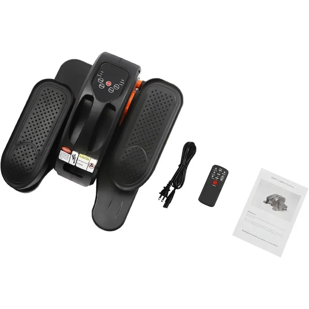 Under Desk Machine for Seniors Rehab Electric Sitting Leg Foot Pedal Equipment Portable Trainer Home Office with Remote Control