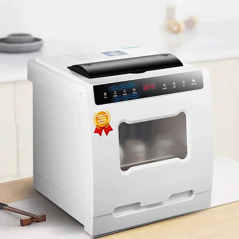 UK/EU Standard Countertop Dishwasher - Easy Installation Mini Compact Fully Automatic Home Dishwasher