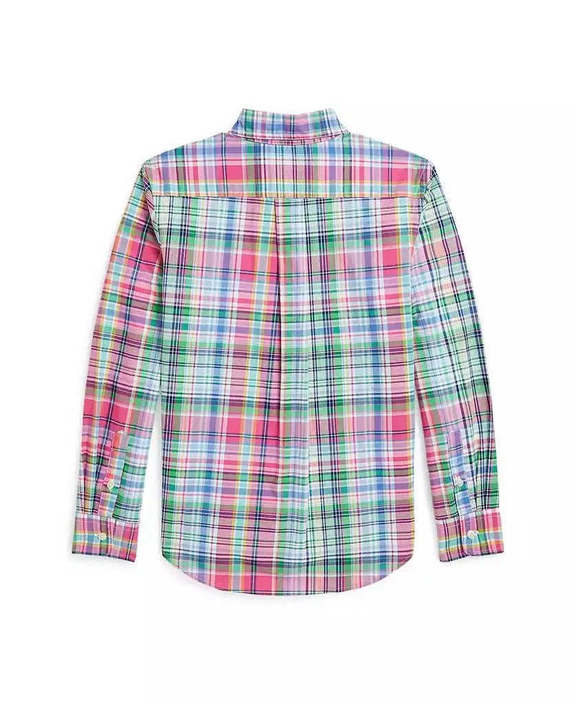 Polo Ralph Lauren | Big Boys Plaid Cotton Poplin Shirt