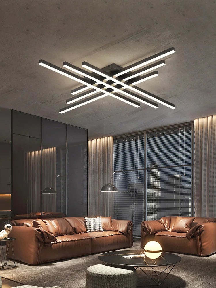 Ceiling light simple modern bedroom atmosphere duplex villa hall Nordic lamps minimalist living room lamp room ceiling lights