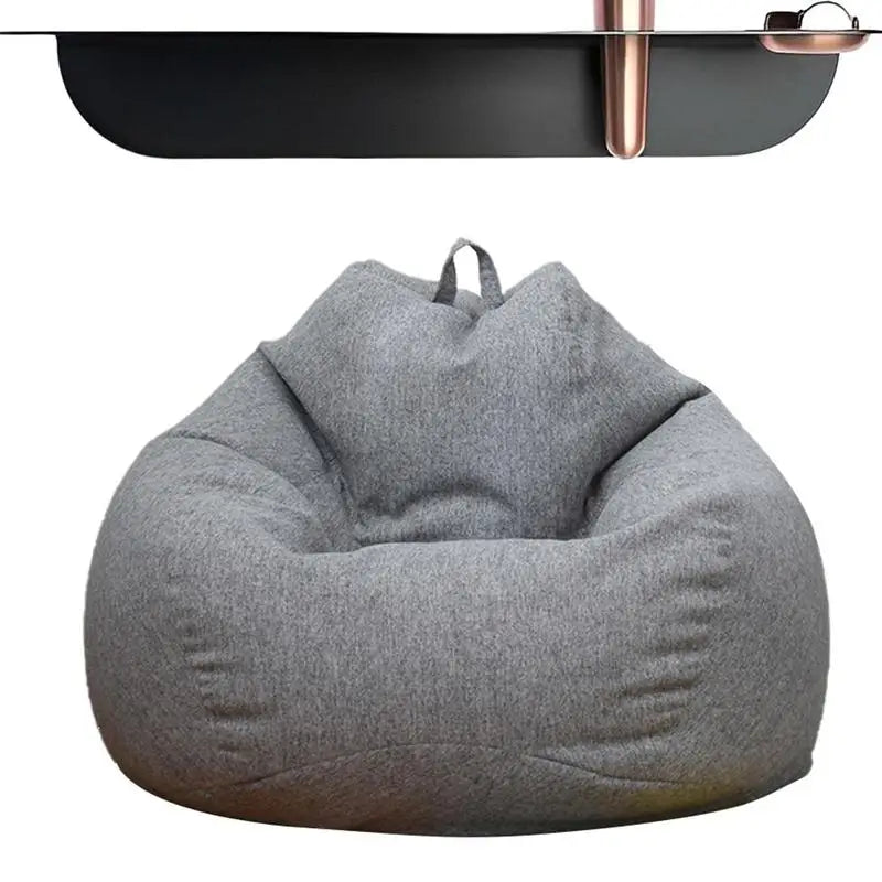 Lazy Sofas Cover Large Bean Bag Cover Without Filler Breathable Adult Child Tatami Living Room Decorative Cover