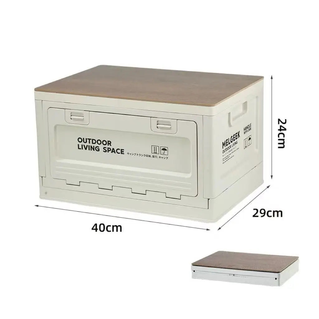 Storage Box Foldable, Outdoor Portable Storage Box, Large Waterproof Storage Box