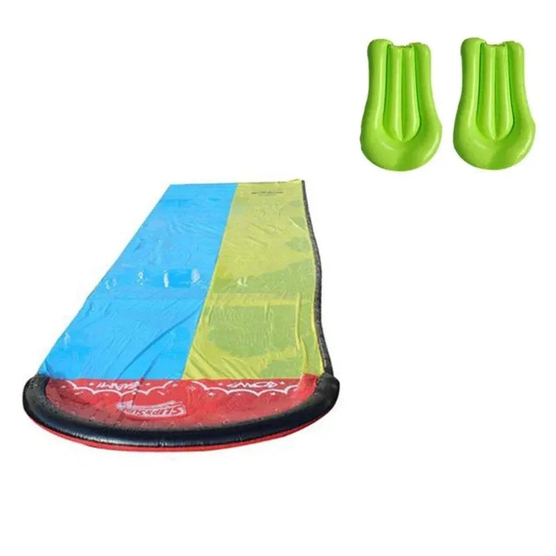 Outdoor Courtyard Lawn Inflatable Toys Water Slide Summer Garden Water Toy Family Friend Interactive Sprinkle Water Sliders Gift