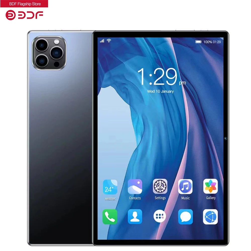 New 10.1 inch Tablets 4G Phone Call Octa Core Tablet Wi-Fi Bluetooth 8GB+64GB Dual SIM Android 13 Tablet PC