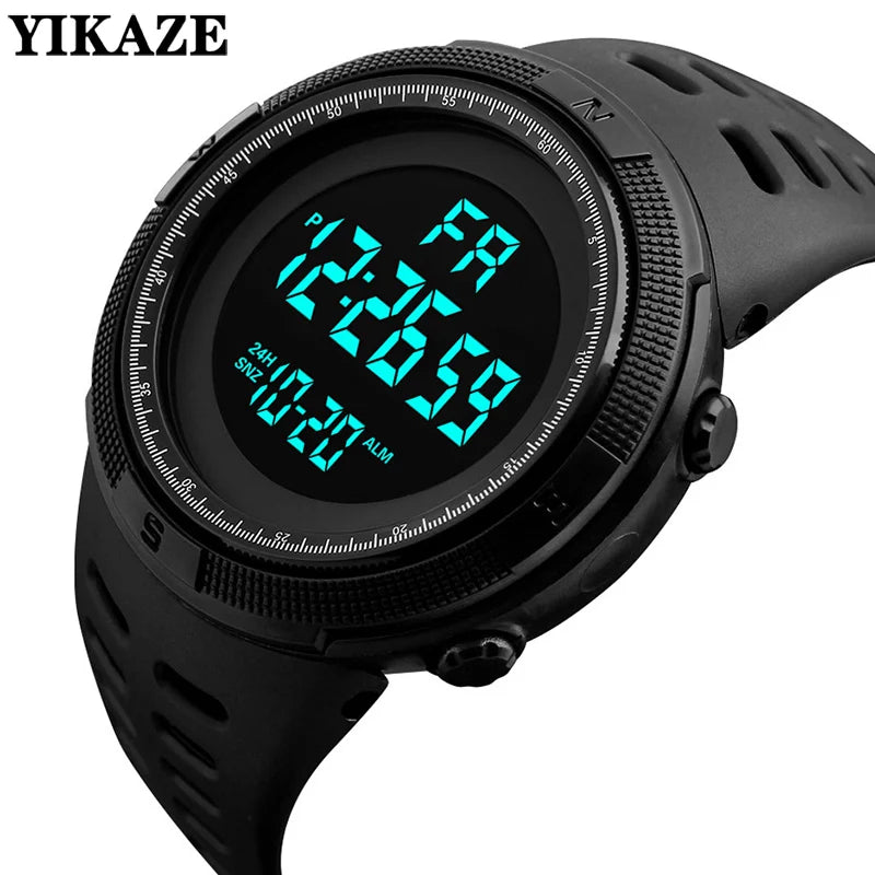 YIKAZE X01 Men's Digital Watches Multifunction Military Men Sports Wristwatch Sweatproof Luminous Man Student Electronic Watch