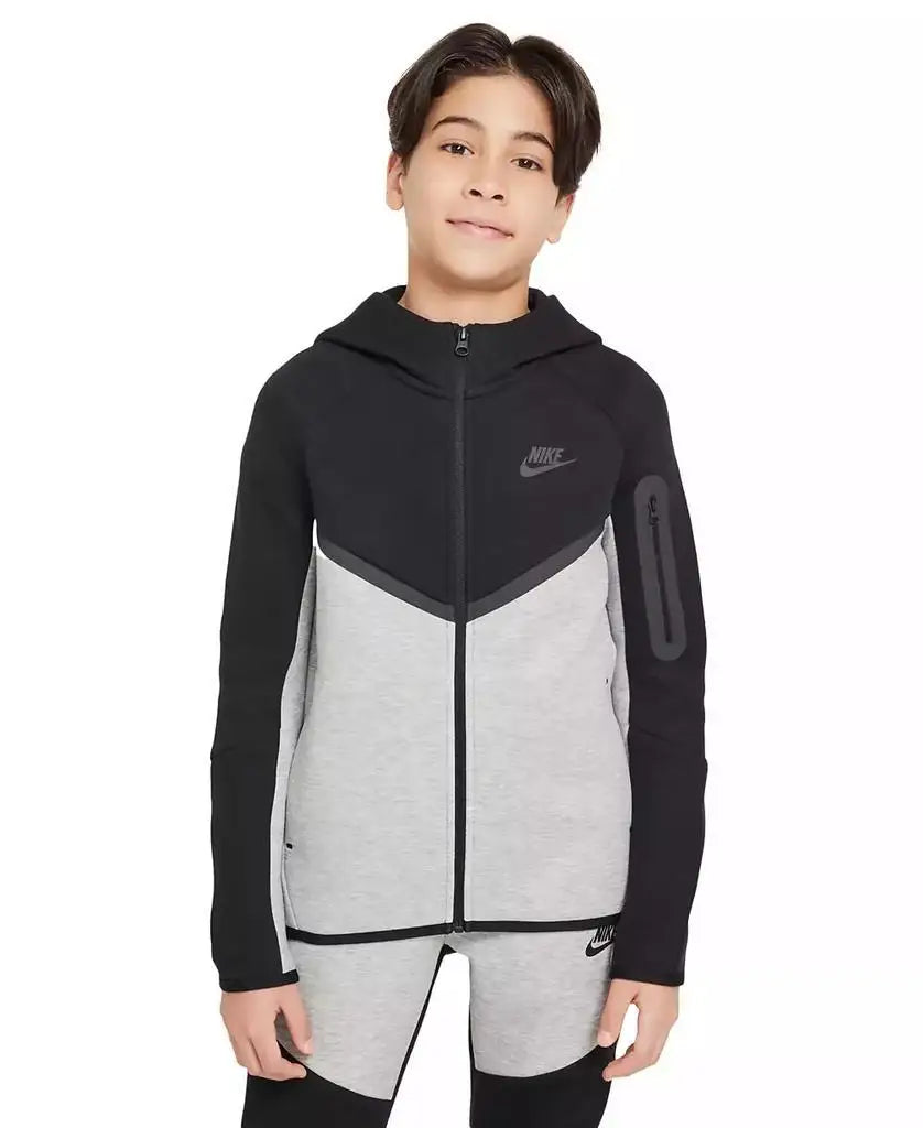 Nike | Big Boys Sportswear Full-Zip Tech Fleece Hoodie