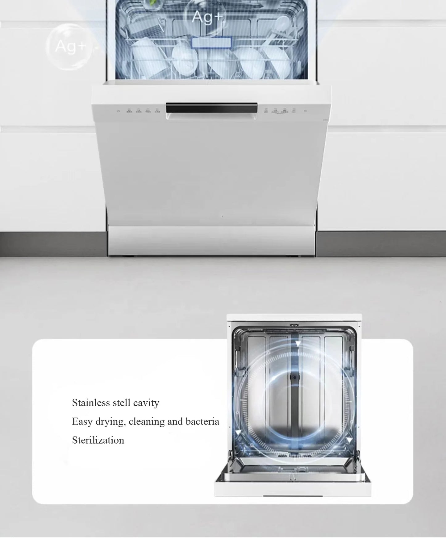 Automatic Dishwasher Machine Household Dishwasher Commercial Drawer Dishwashers For Home Kitchen Dish Washer
