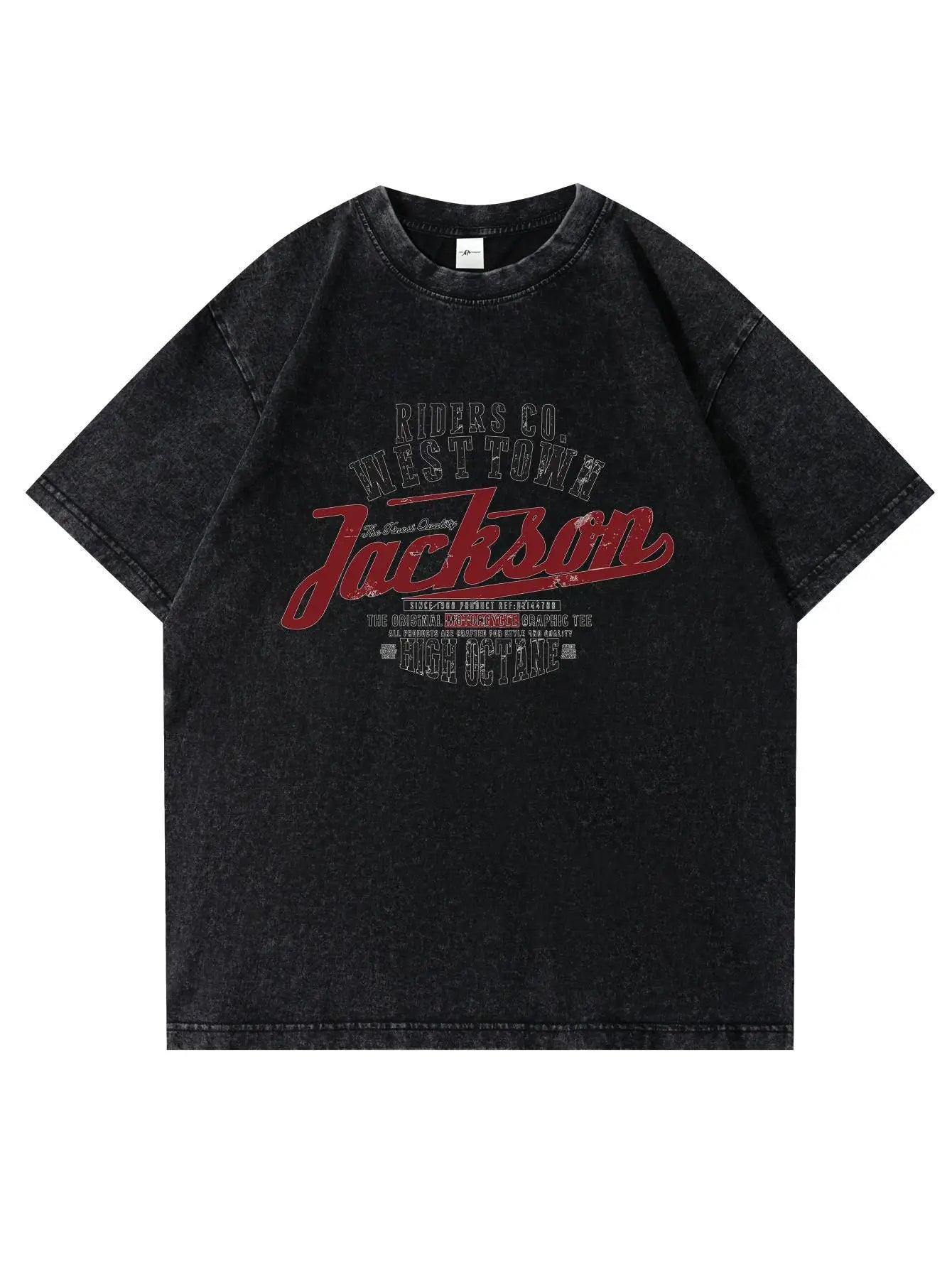 Vintage Washed Men's Letter Graphic T-Shirts Loose 100% Cotton Y2k Clothing Short Sleeve Crew Neck Tee Male Tops Summer Harajuku