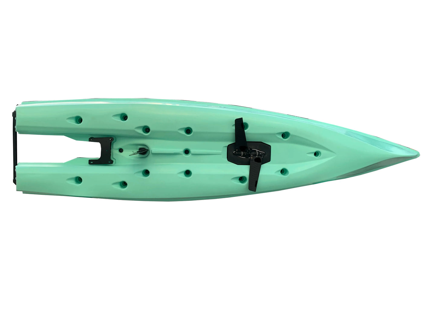 A 13ft Solo Skiff Boats Fishing Kayak with Motor Pedal Drive Fishing Kayaks Factory Price