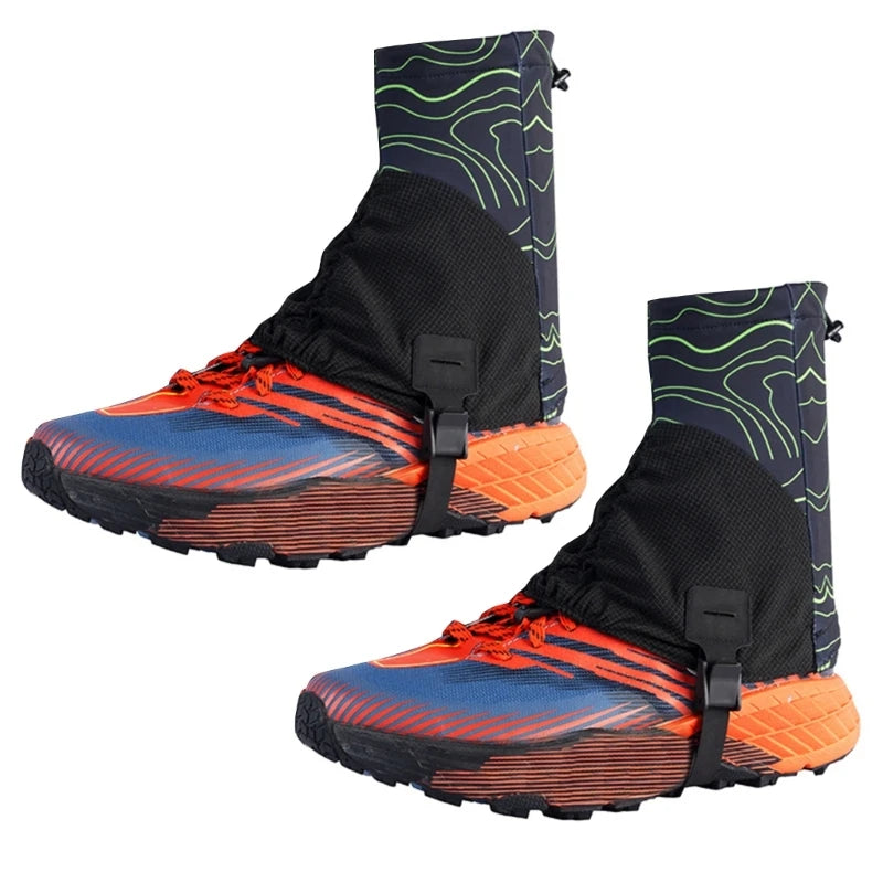 Outdoor Trail Gaiters Low Ankle Gaters Protective Shoe Cover Breathable Sand prevention for Running Hiking Trail Racings
