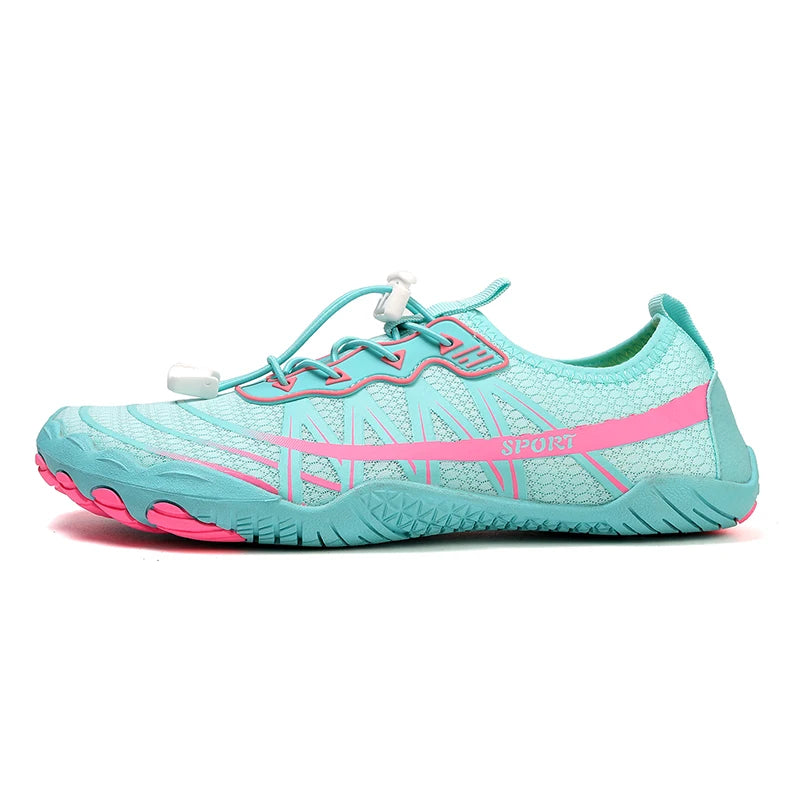 Wading Shoes Men Women Barefoot Beach Shoes Outdoor Fitness Swimming Shoes Quick-Drying Upstream Shoes Unisex Water Sports Shoes