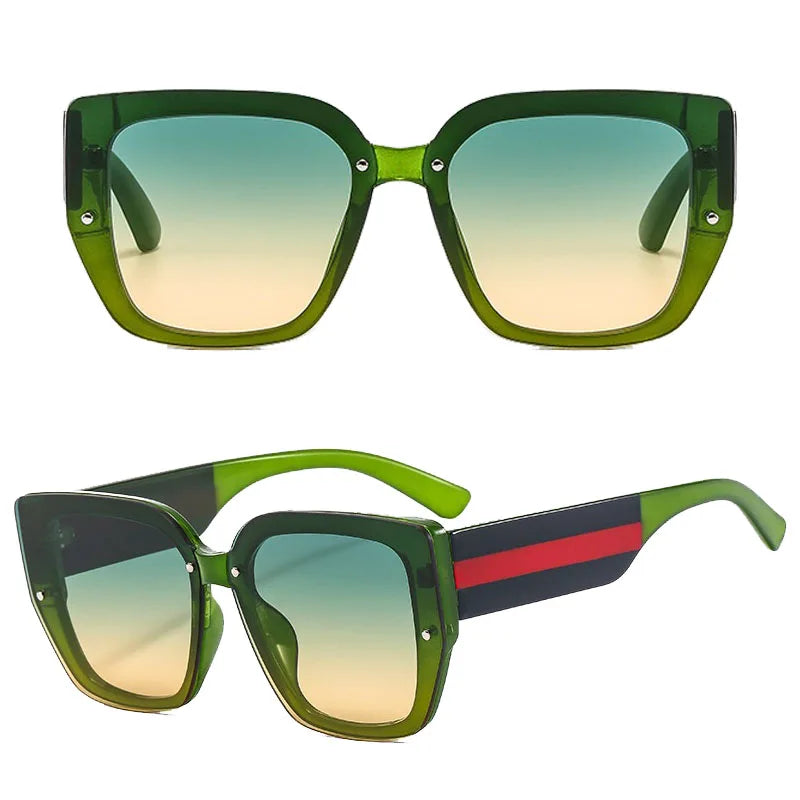 Luxury Designer Sunglasses Woman Men 2025 Vintage Fashion Cat Eye Sun glasses Women's Sunshade Oversized Eyewear Oculos De Sol