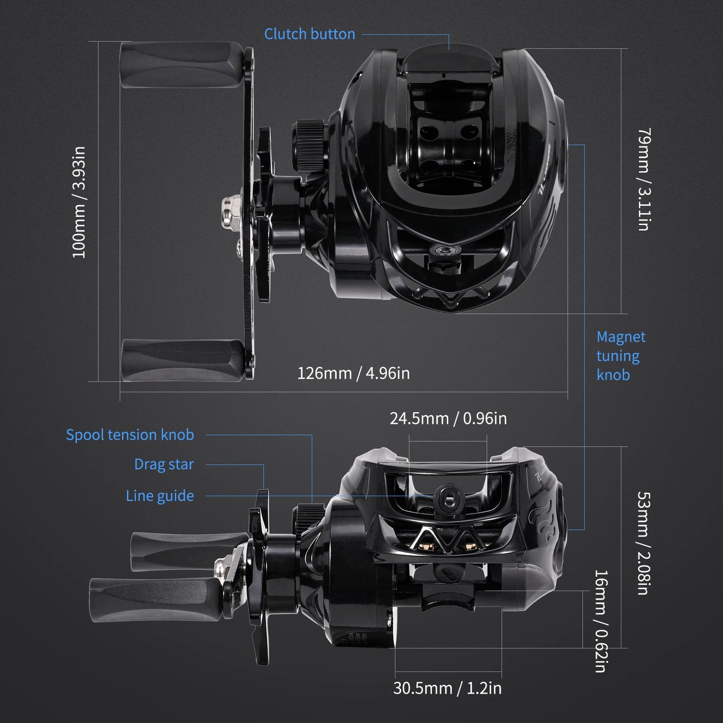 Fishing Rod Reel Combo Set Portable Telescopic 180cm/210cm w Spinning Reel Bait and Hook Accessories Sea Fishing Tackle Bag Case
