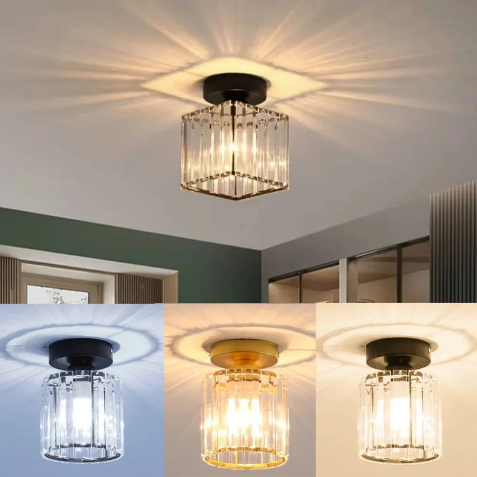 Nordic LED Acrylic Ceiling lamp Aisle Corridor E27 Lamp For Living Room Bedroom Home Ceiling Light Interior Lighting AC 85-265V