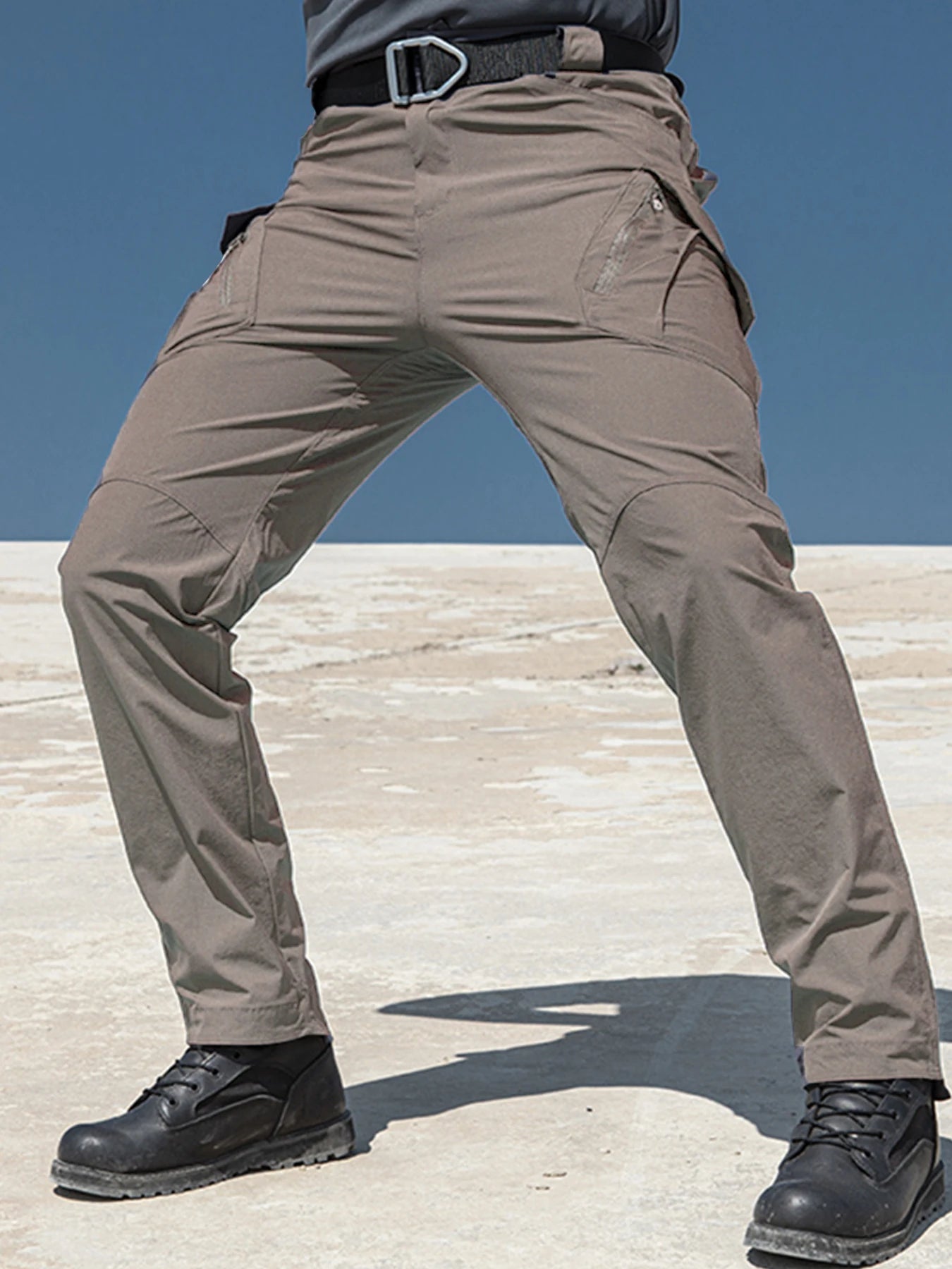 Men's Tactical Pants City Casual Cargo Trousers Waterproof Multi-pocket Wear-Resistant Outdoor Training Work Male Trousers