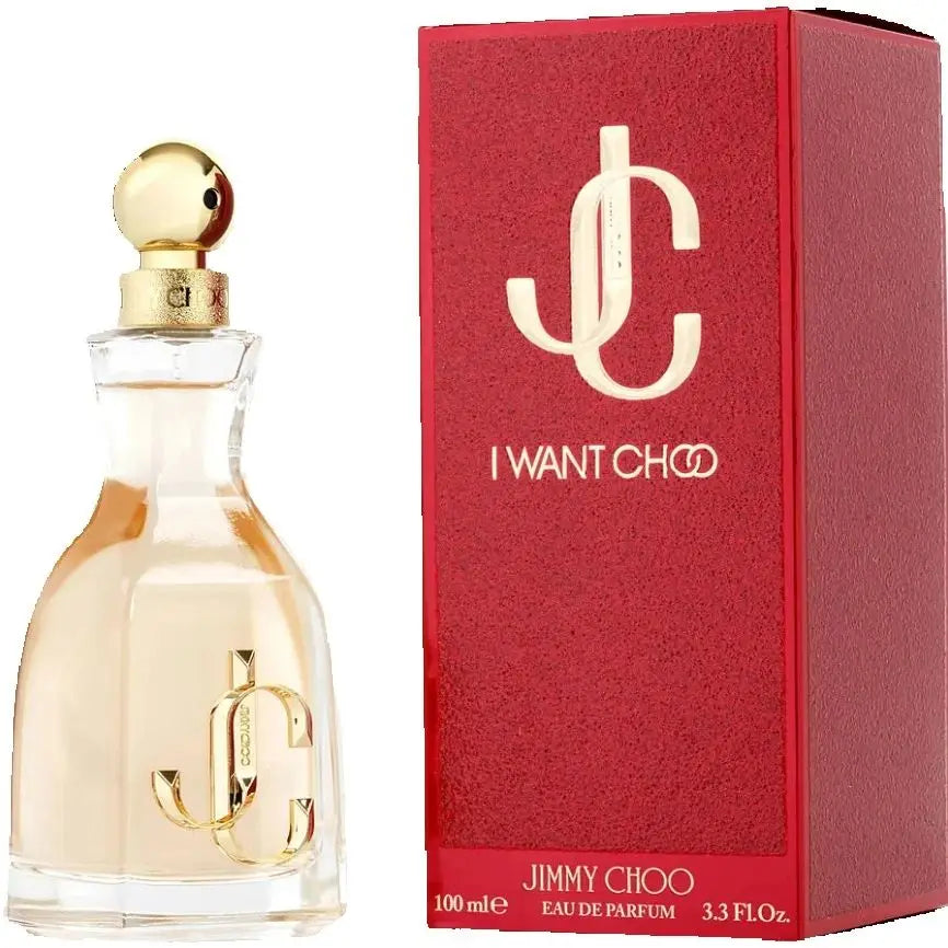 Jimmy Choo I Want Choo women Eau De Parfum Spray 100ml Floral Woody Original Long-Lasting Fragrance