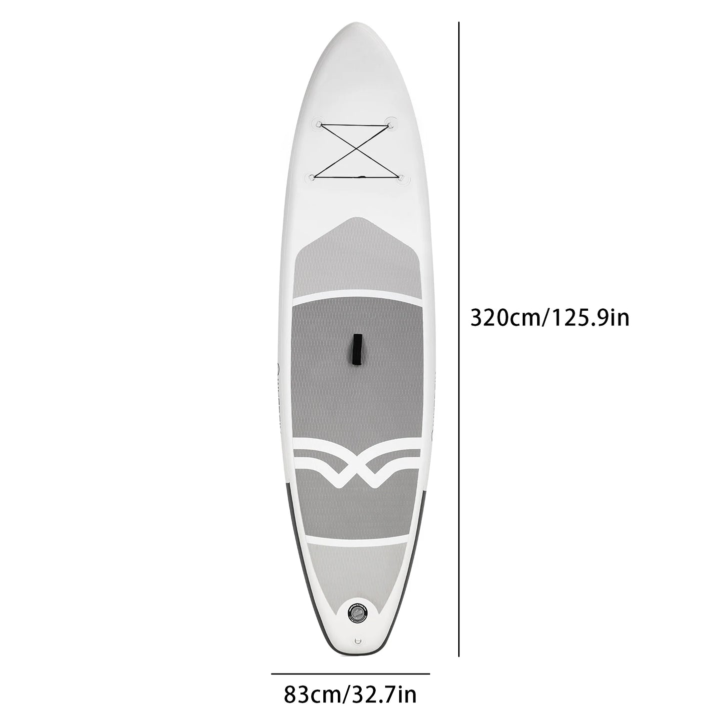 Inflatable Stand Up Paddle Board Non-Slip for All Skill Levels Surf Board with Air Pump Carry Bag Leash Standing Boat for Youth