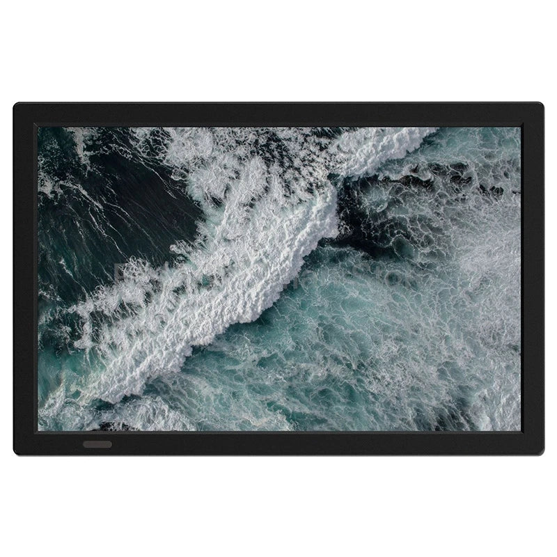 Portable Monitor Car mini TV Screen 15.4 Inch HD FM Outdoor Lightweight with stand support PVR Long Life LED Battery 2 channels