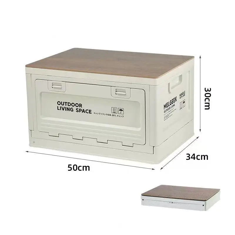 Storage Box Foldable, Outdoor Portable Storage Box, Large Waterproof Storage Box
