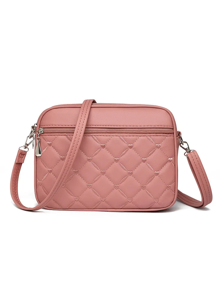 Ladies with High-end and Exquisite Bags New Women's Summer Handbag 2024 Versatile Foreign Trade Crossbody Small Square Bags