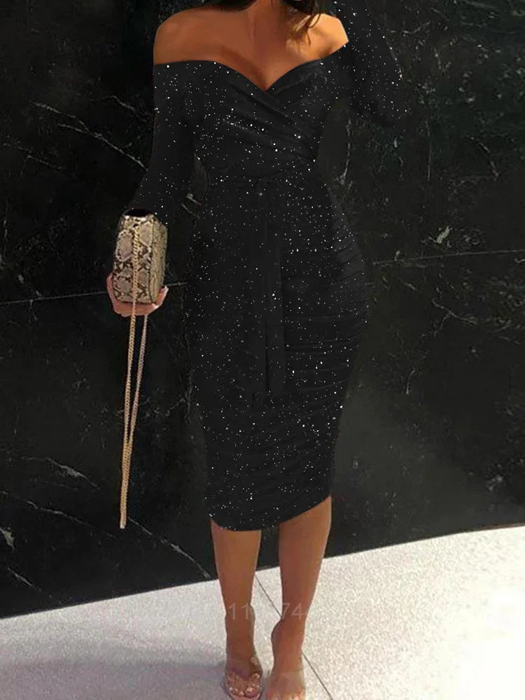 Sexy Bag Hip Waist Dress For Women 2024 Summer Elegant Evening Party Black Red Formal Occas Dress Female Clothing Mini Skirt